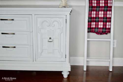 A Brick Home: Buffet Makeover, Furniture makeover, buffet makeover before after, painted furniture, furniture makeover DIY