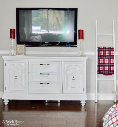 A Brick Home: Buffet Makeover, Furniture makeover, buffet makeover before after, painted furniture, furniture makeover DIY
