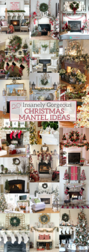A Brick Home: Christmas Mantel Ideas, DIY Christmas mantel ideas, rustic Christmas mantels, modern Christmas mantels, holiday decorating,Christmas mantel ideas fire places, Christmas decorations, Christmas decorations for the home