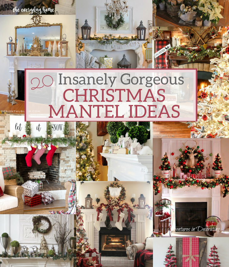 20 Insanely Gorgeous Christmas Mantel Ideas You Need To Copy This Year Marly Dice