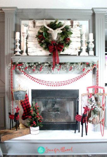 Christmas Mantel Ideas, DIY Christmas mantel ideas, rustic Christmas mantels, modern Christmas mantels, holiday decorating,Christmas mantel ideas fire places, Christmas decorations, Christmas decorations for the home