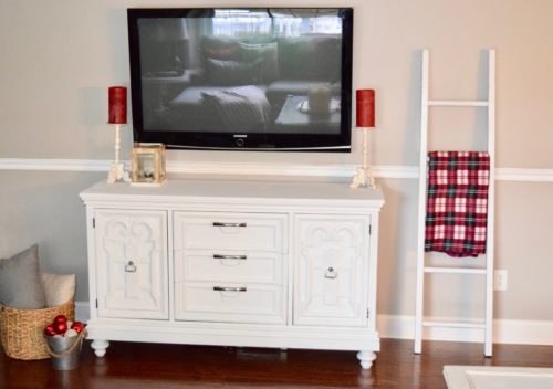 A Brick Home: Buffet Makeover, Furniture makeover, buffet makeover before after, painted furniture, furniture makeover DIY