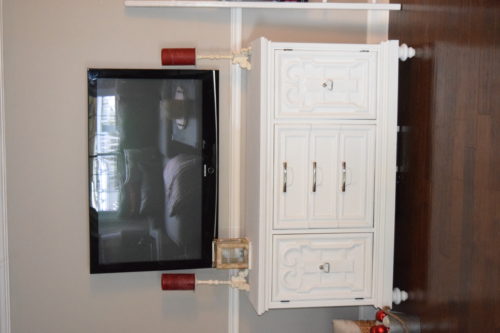 A Brick Home: Buffet Makeover, Furniture makeover, buffet makeover before after, painted furniture, furniture makeover DIY