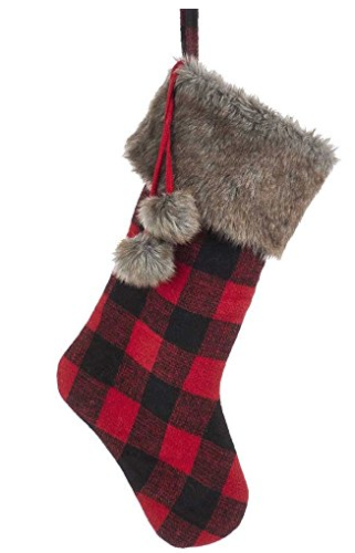 A Brick Home: Plaid Christmas, Plaid Christmas Decorations, plaid Christmas decor, buffalo plaid Christmas, red and white christmas