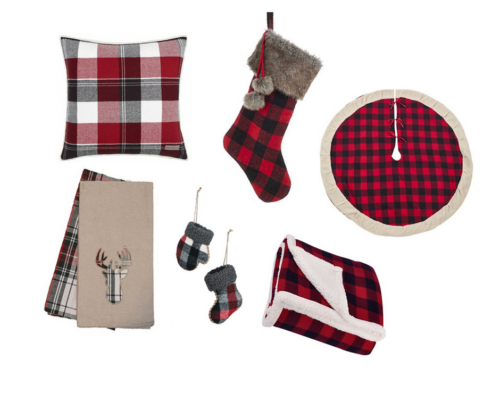 A Brick Home: Plaid Christmas, Plaid Christmas Decorations, plaid Christmas decor, buffalo plaid Christmas, red and white christmas