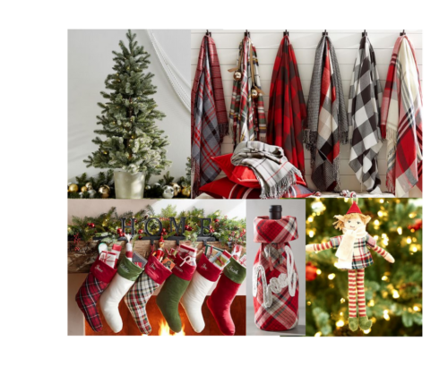 A Brick Home: Timeless Christmas Decor from Pottery Barn, classic christmas decor, timeless Christmas decorations, red white and green Christmas