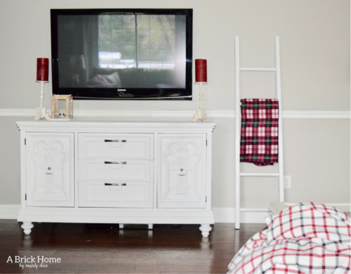 A Brick Home: Buffet Makeover, Furniture makeover, buffet makeover before after, painted furniture, furniture makeover DIY