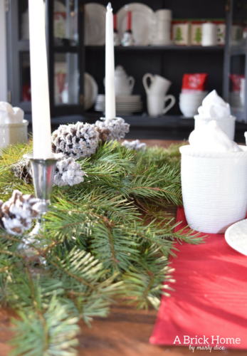 A Brick Home: DIY snow pinecones, pinecone crafts, diy pinecone crafts, diy pinecone crafts christmas, christmas crafts