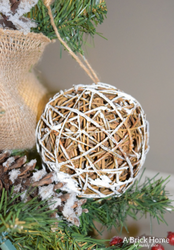 A Brick Home: Burlap Christmas Tree, christmas tree ideas, christmas tree decorations, burlap christmas tree decorations, burlap christmas tree ideas