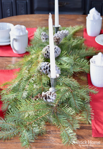 A Brick Home: DIY snow pinecones, pinecone crafts, diy pinecone crafts, diy pinecone crafts christmas, christmas crafts