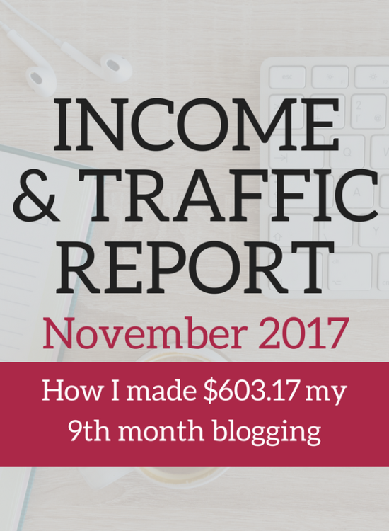 income and traffic report november