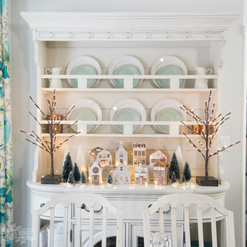 Christmas hutch decor ideas, christmas hutch china cabinet, christmas hutch decorating ideas, christmas hutch decor dining rooms, christmas dining room, christmas dining room decor