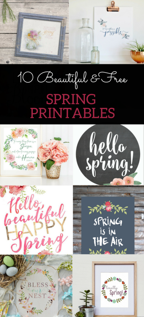 10 Beautiful & Free Spring Printables - Marly Dice