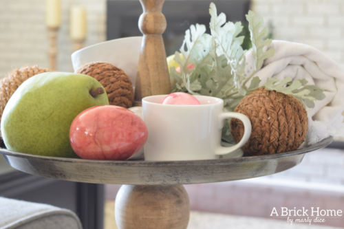 A Brick Home: rustic spring decor, spring home tour, blush spring decor, spring decorating ideas