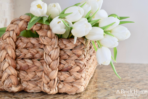 A Brick Home: spring kitchen, spring kitchen decor, spring kitchen decor countertops, kitchen decor, kitchen ideas #springdecor #kitchendecor #kitchenideas