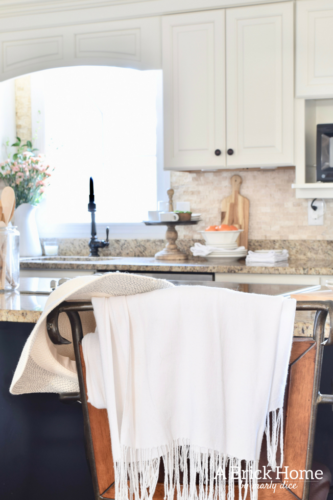 A Brick Home: spring kitchen, spring kitchen decor, spring kitchen decor countertops, kitchen decor, kitchen ideas #springdecor #kitchendecor #kitchenideas