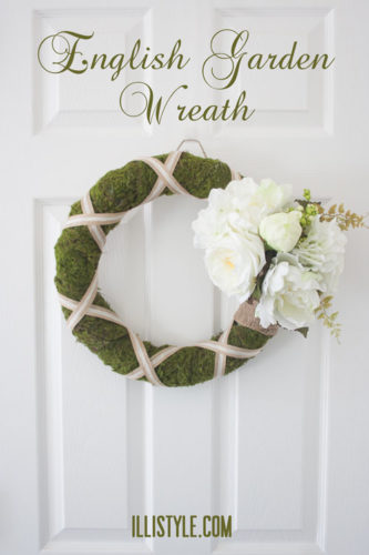 DIY Spring Wreath, spring wreath for front door, simple diy spring wreath, easy diy spring wreath