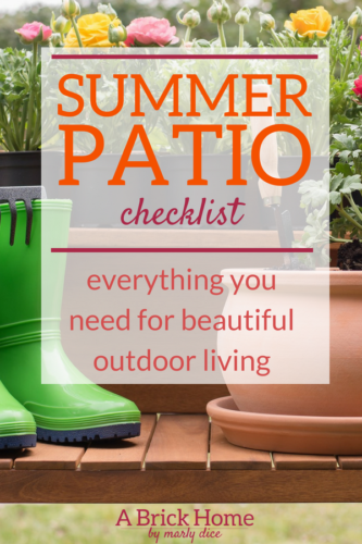 Create a welcoming patio with these gorgeous summer patio ideas. You'll get inspiration for outdoor decor and furniture that's perfect for hosting! #patioideas #patiofurniture