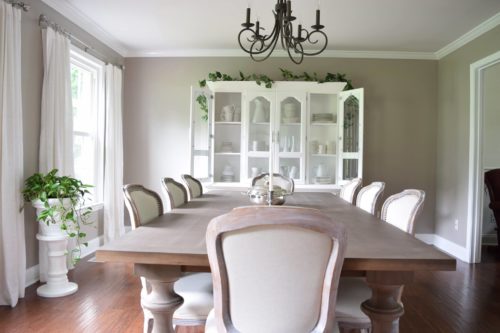 A Brick Home: white hutch
