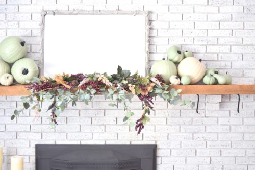 How to make muted DIY pumpkins, most of which are from the dollar store!