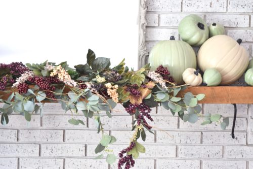 How to make muted DIY pumpkins, most of which are from the dollar store!
