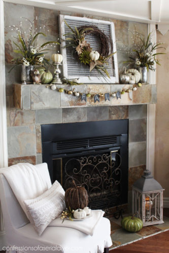 Gorgeous fall mantel decorating ideas to get you inspired.