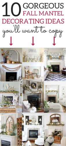 Gorgeous fall mantel decorating ideas to get you inspired.