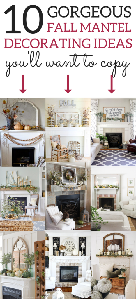 10 Gorgeous Fall Mantel Decorating Ideas You'll Want to Copy - Marly Dice