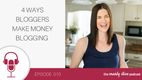 In this episode of #themarlydicepodcast, learn all about how bloggers make money blogging. Marly explains how each monetization avenue works and which ones are great for beginner and seasoned bloggers alike. #makemoneyblogging