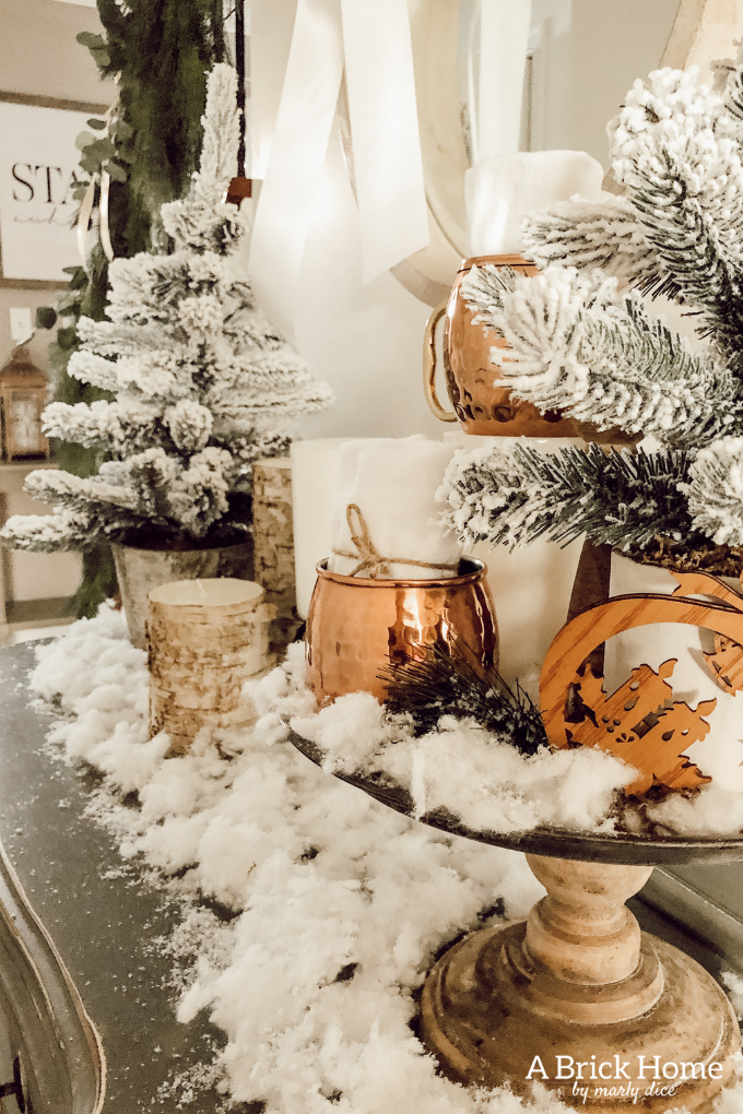 A Snowy, Chic & Rustic Christmas Home Tour - Marly Dice