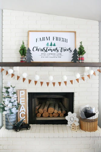 Gorgeous Christmas mantel decorations that'll inspire you this year! Check out this roundup up beautiful holiday mantels. #christmasmantels