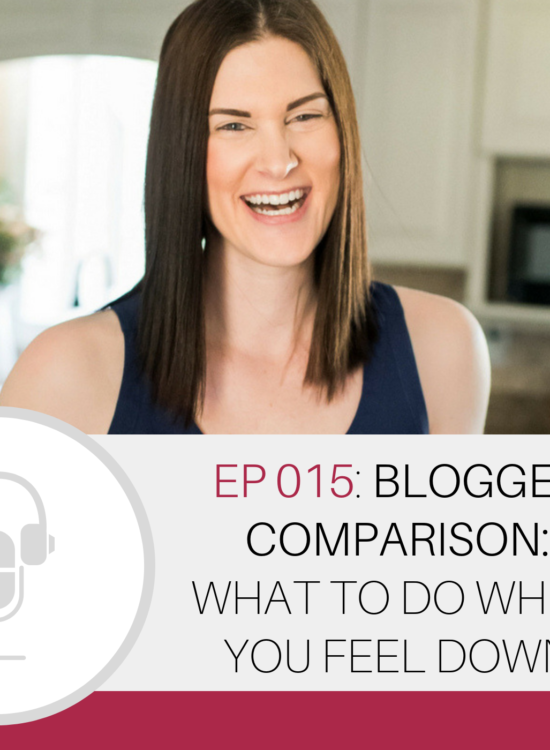 Blogger Comparison: What To Do When You Feel Down - The Marly Dice Podcast - A Brick Home
