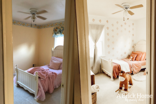 DREAM toddler girl's bedroom with a shabby chic and vintage vibe! #girlsbedroom