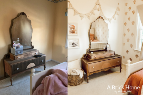 DREAM toddler girl's bedroom with a shabby chic and vintage vibe! #girlsbedroom