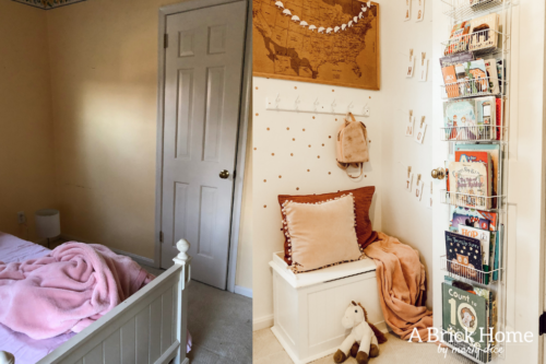 DREAM toddler girl's bedroom with a shabby chic and vintage vibe! #girlsbedroom