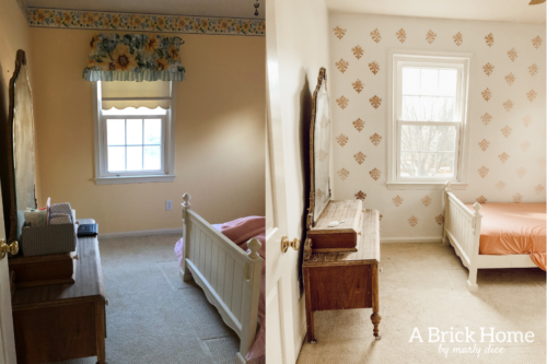 WOAH! This DIY Wallpaper hack is so easy, budget-friendly and beautiful! #diywallpaper