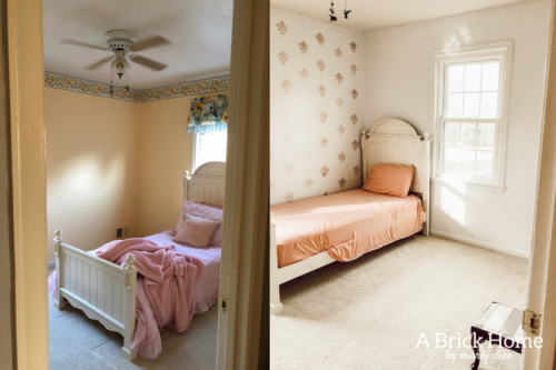 WOAH! This DIY Wallpaper hack is so easy, budget-friendly and beautiful! #diywallpaper