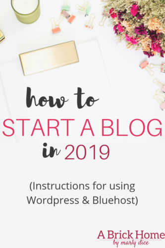 LEARN how to start a blog in 2019! Marly explains exactly how to get your own blog set up right away. #startablog