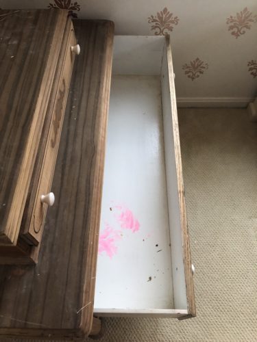 Antique Vanity Dresser Makeover