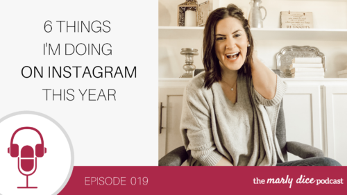 AWESOME episode of The Marly Dice Podcast about Instagram! #instagramtips
