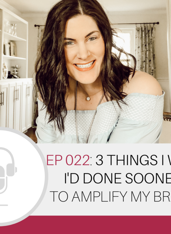 3 Things I Wish I'd Done Sooner to Amplify my Brand - The Marly Dice Podcast #podcast