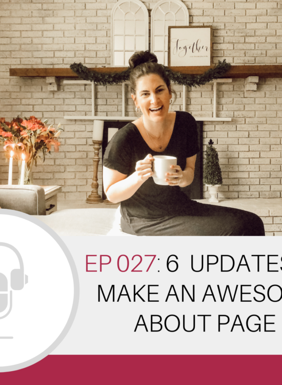 Make an awesome about page on your blog RIGHT NOW! #themarlydicepodcast