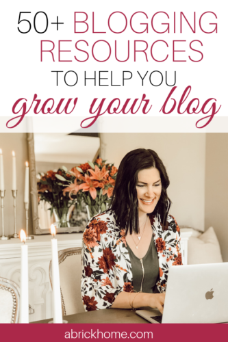 A comprehensive list of blogging resources and tools to grow your blog. #bloggingtips #growyourblog #bloggingresources