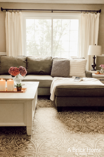 This Ashley Furniture sectional review is so honest and tells you EVERYTHING you need to know about it! #fabricsectional #ashleyfurniture #ashleyhomestore
