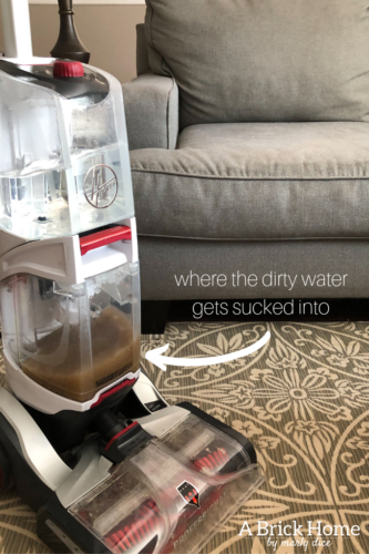 Marly uses THIS method to get stains and smells out her sectional. Learn how to really clean a fabric couch! #cleanafabriccouch #cleanupholstery