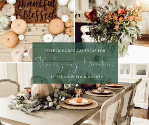 Obsessing over these gorgeous ideas for Thanksgiving decorations!! #thanksgivingdecorations