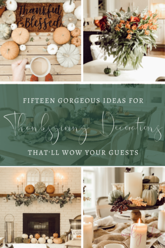 Obsessing over these gorgeous ideas for Thanksgiving decorations!! #thanksgivingdecorations