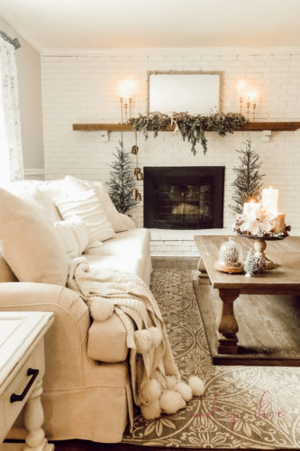 Loving this baluster coffee table in my French country living room