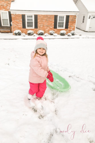 Snow day fun at A Brick Home