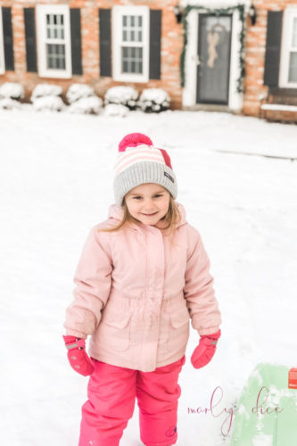 Snow day fun at A Brick Home